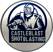 Shot blasting in Spalding logo