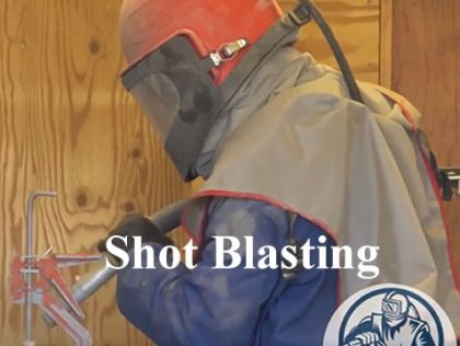 What is shot blasting image