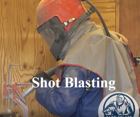 What is shot blasting image