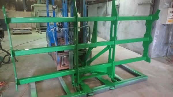 Frame after powder coating image